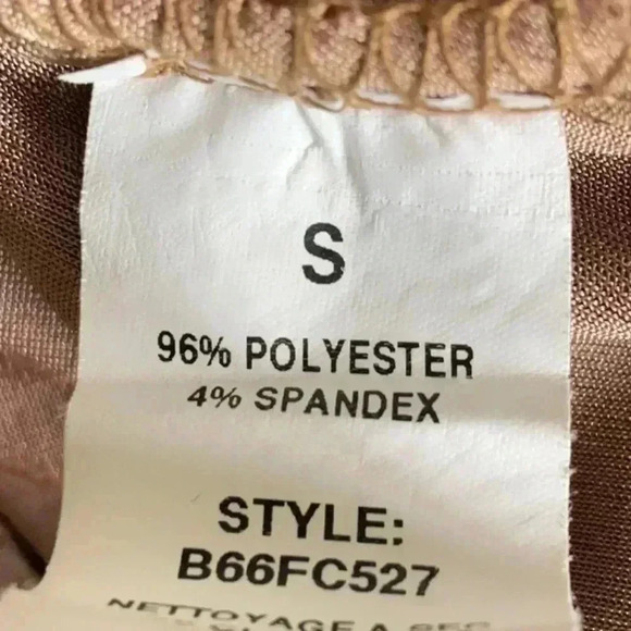 Femme Gold Metallic Top  in Size Small - Picture 5 of 5